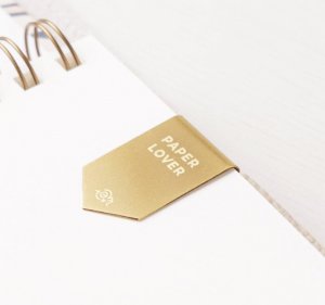 Marcapáginas TGM Premium de latón macizo