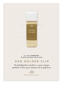 Portabolígrafos TGM Premium Paper Lover White Lotus