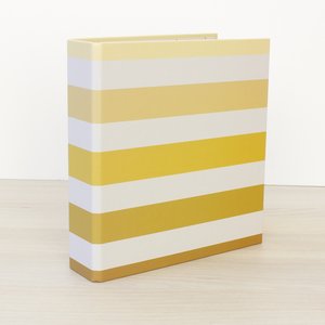 Álbum 6"x8" Kimidori Colors degradado Rayas amarillas