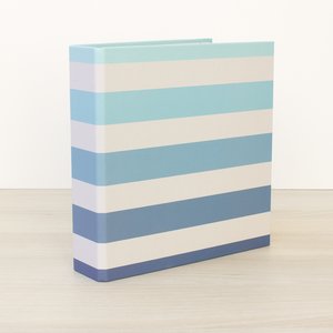 Álbum 6"x8" Kimidori Colors degradado Rayas azules