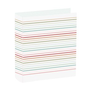 Álbum 6"x8" lomo ancho Rayas Colores Especial Navidad 2022