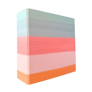 Álbum 6&quot;x8&quot; TARA lomo ancho Rayas acuarela