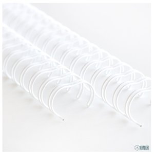 Espirales encuadernar  1 "- 25,4 mm Blanca