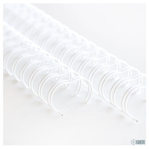 Espirales encuadernar  1,1/4 "- 31,8 mm Blanca