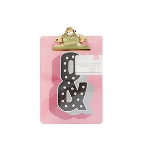Mini Clipboard Marquee Ampersand