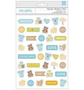 Pegatinas AC Baby Boy 40 pk