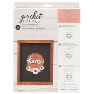 Kit Accesorios Pocket Frames Home Wreath 8"x10"