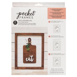 Kit Accesorios Pocket Frames Eat 8"x10"