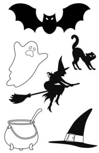 Set de sellos Artemio Halloween Boo