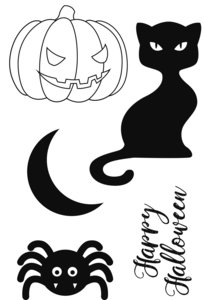 Set de sellos Artemio Halloween Happy