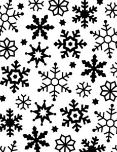 Carpeta de embossing A6 Copos de nieve