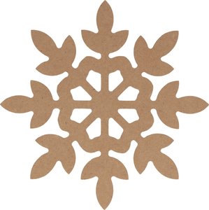 Silueta DM Cozy Christmas Copo de nieve 25 cm