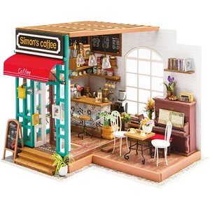Kit habitación en miniatura Cafetería