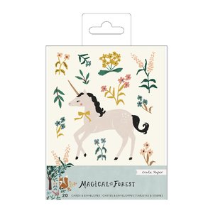 Set de tarjetas con sobres Magical Forest