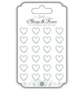 The Wedding Collection Heart Pearl Adhesives