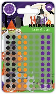 Set de enamel dots brillantes Craft Consortium Happy Haunting