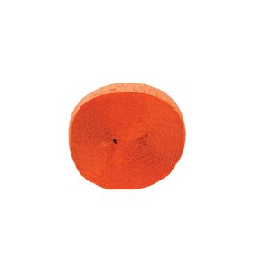 Tira de papel crepe naranja