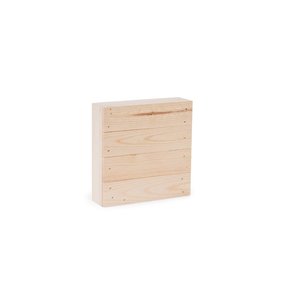 Shadow box de madera cuadrado