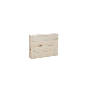 Shadow box de madera rectángulo