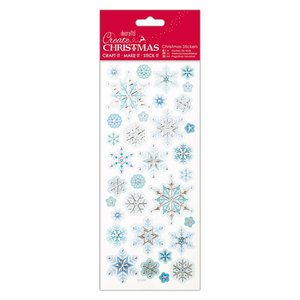Pegatinas con foil Create Christmas Snowflakes
