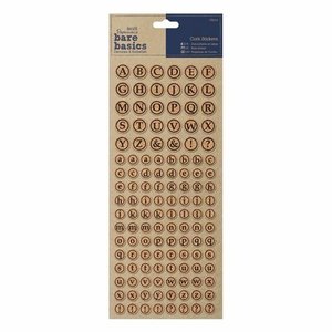 Alfabeto Docrafts Bare Basics Cork