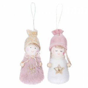 DP Craft Christmas Colgantes Angels Pink 2 pcs