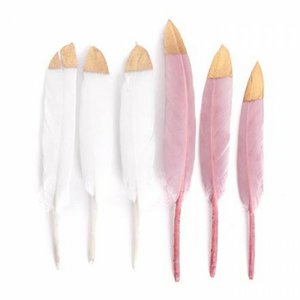 Plumas DP Christmas Decorative White & Pink 6 pcs