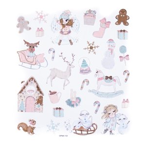 DP Christmas Stickers Frosty Pastels