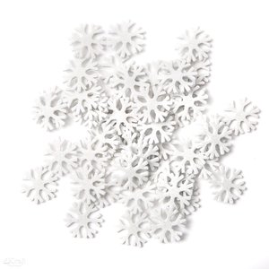Pegatinas de foam con glitter DP Christmas Snowflakes 50 pcs