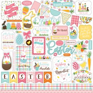 I Love Easter Hoja de pegatinas 12x12"