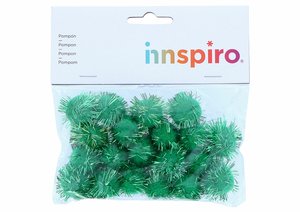 Pompon Glitterati Arancione Da 25 Mm – 20 Pezzi Per Decorazioni E Creazioni Fai Da Te