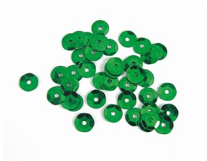 Set de lentejuelas Metalizadas Verde 7 mm 375 pcs