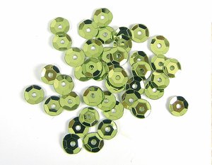 Set de lentejuelas Metalizadas Verde Claro 7 mm 375 pcs