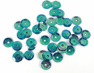 Set de lentejuelas Aurora Boreal Azul 7 mm 375 pcs