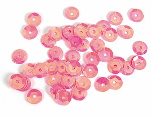 Set de lentejuelas Aurora Boreal Rosa 7 mm 375 pcs