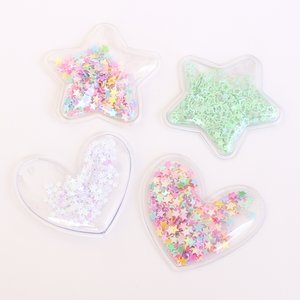 Adornos Estrellas y Corazones shaker 4 pcs