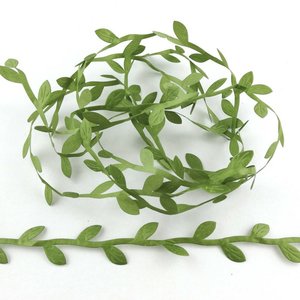 Cinta de tela Kora Projects Hojas Verde Pino