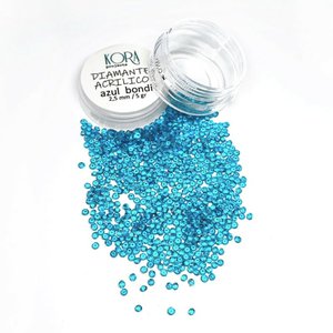 Diamantes acrílicos para Shakers Azul Bondi 2,5 mm