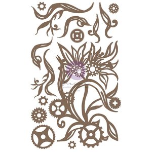 Prima Decorative Chipboard Steampunk Blooms