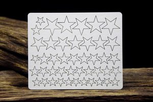 Snip Art Chipboard Stars