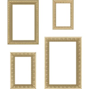 Tim Holtz Idea-Ology Wooden Vignette Frames 4 pcs