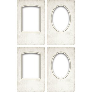 Tim Holtz Idea-Ology Bookboard Collage Frames 4 pcs