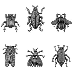 Tim Holtz Idea-Ology Metal Adornments Insects 6 pcs