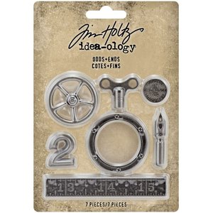 Tim Holtz Idea-Ology Metal Odds & Ends 7 pcs