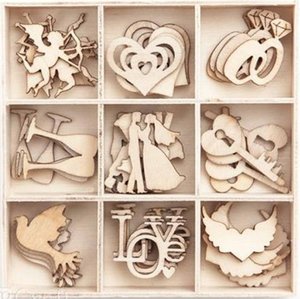 Set de maderitas Wedding 45 pcs