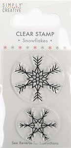 Sellos Simply Creative Christmas Snowflakes