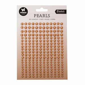 Studio Light Essentials Self-adhesive Pearls Round Copper