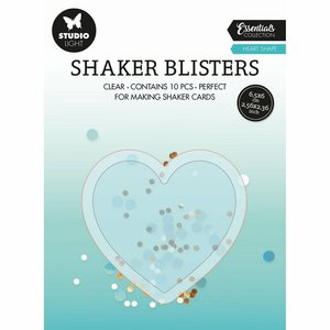 Cúpulas para shakers Studio Light Essentials Heart 10 pcs
