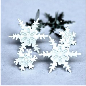 Set de brads Snowflakes 12 pcs