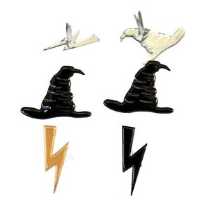 Set de brads Hat & Lightning Bolt 12pcs